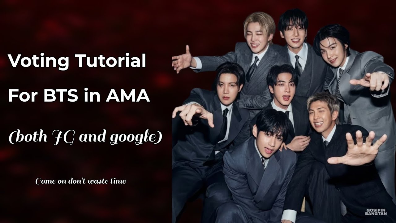 Tutorial video for voting BTS in AMA awards (both instagram and Google) #100kview#bts##tutorial#AMA#
