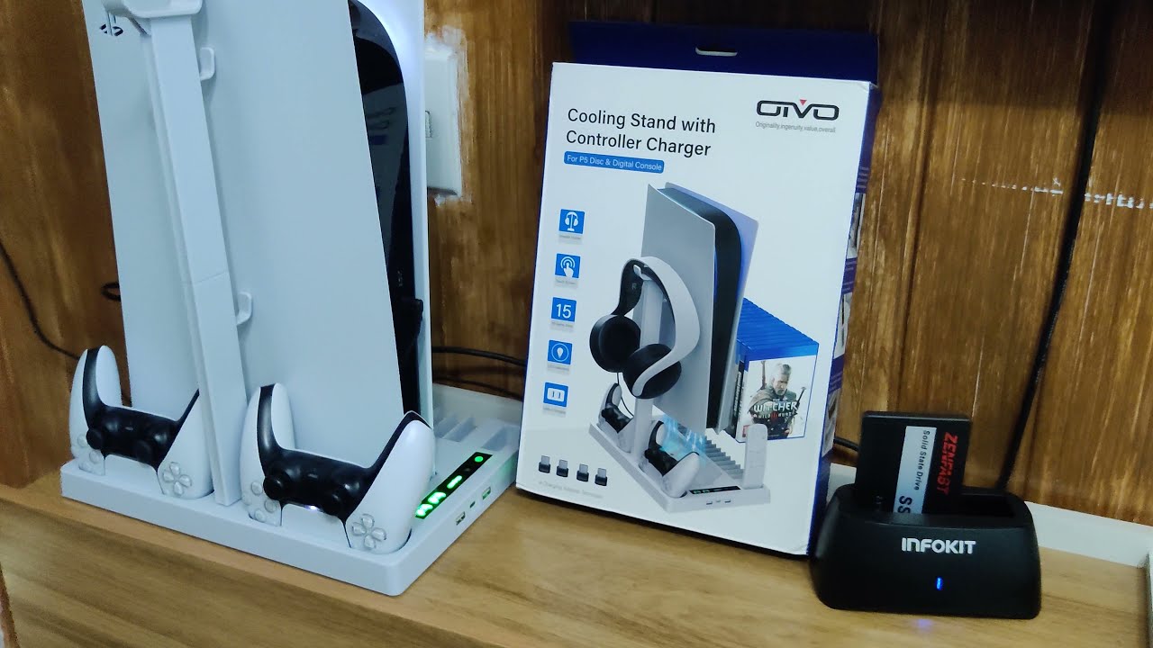 Suporte de carregamento vertical OIVO para PlayStation 5