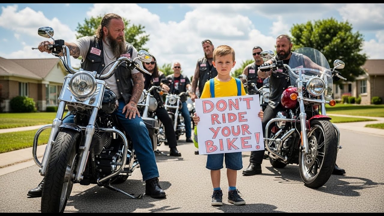Halt dich fest! Ein Junge stoppt die Hells Angels – was sie entdecken, überrascht alle...