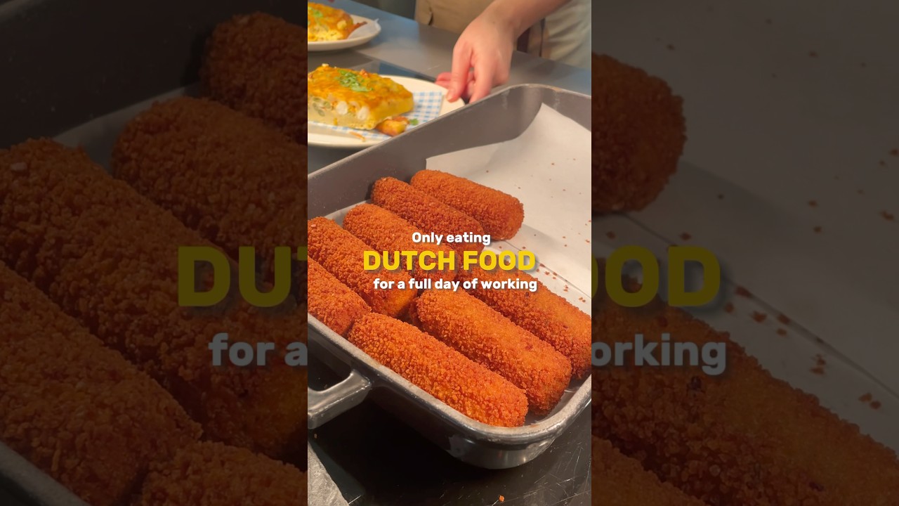 Целый день ем только голландскую еду (как индонезиец, работающий в Нидерландах 🇳🇱)