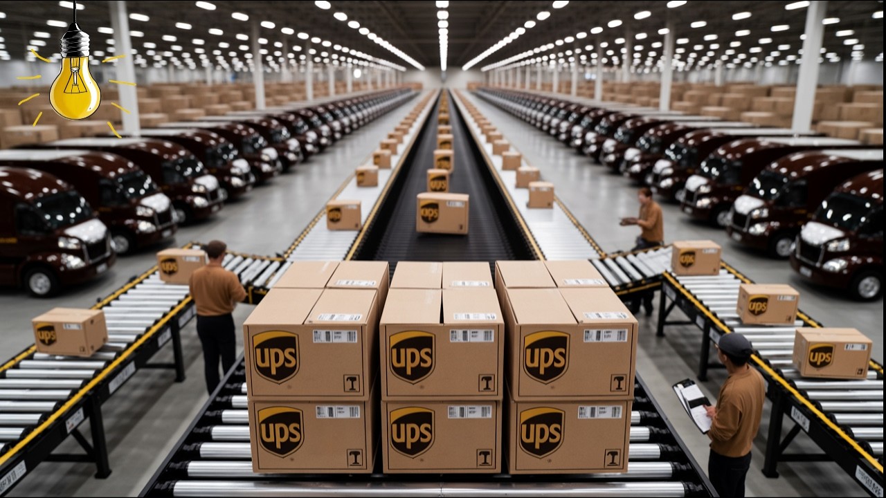 Inside a UPS Mega Hub | Shipping 22 MILLION Packages a Day