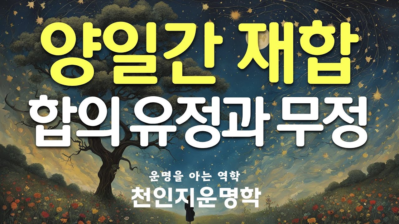 양일간 재합/합의 유정과 무정