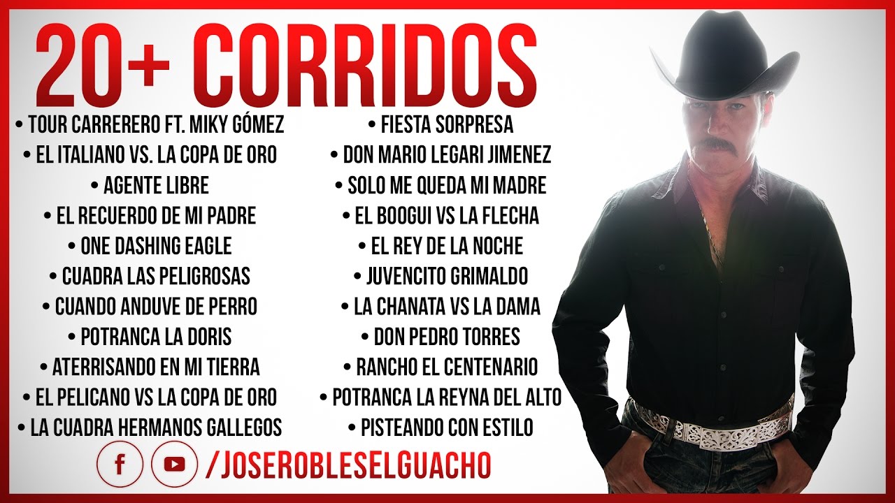 20+ Corridos Más Perrones De Jose Robles El Guacho