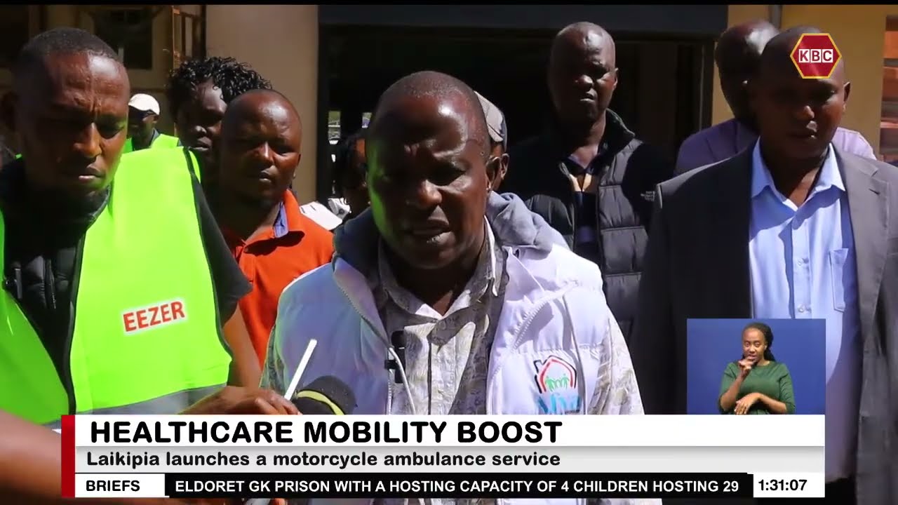 Laikipia launches a motorcycle ambulance service to improve access to maternal and neonatal care