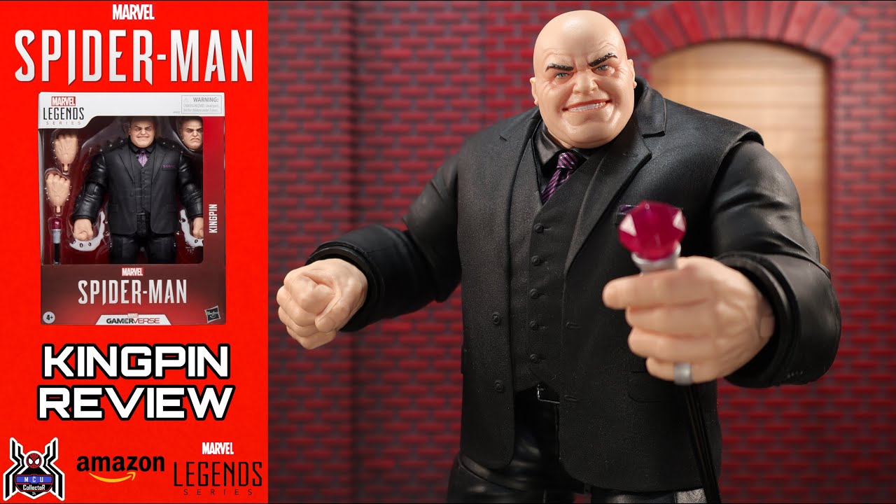 Marvel Legends GamerVerse KINGPIN Wilson Fisk Spider-Man PS4 PS5 Deluxe Video Game Figure Review