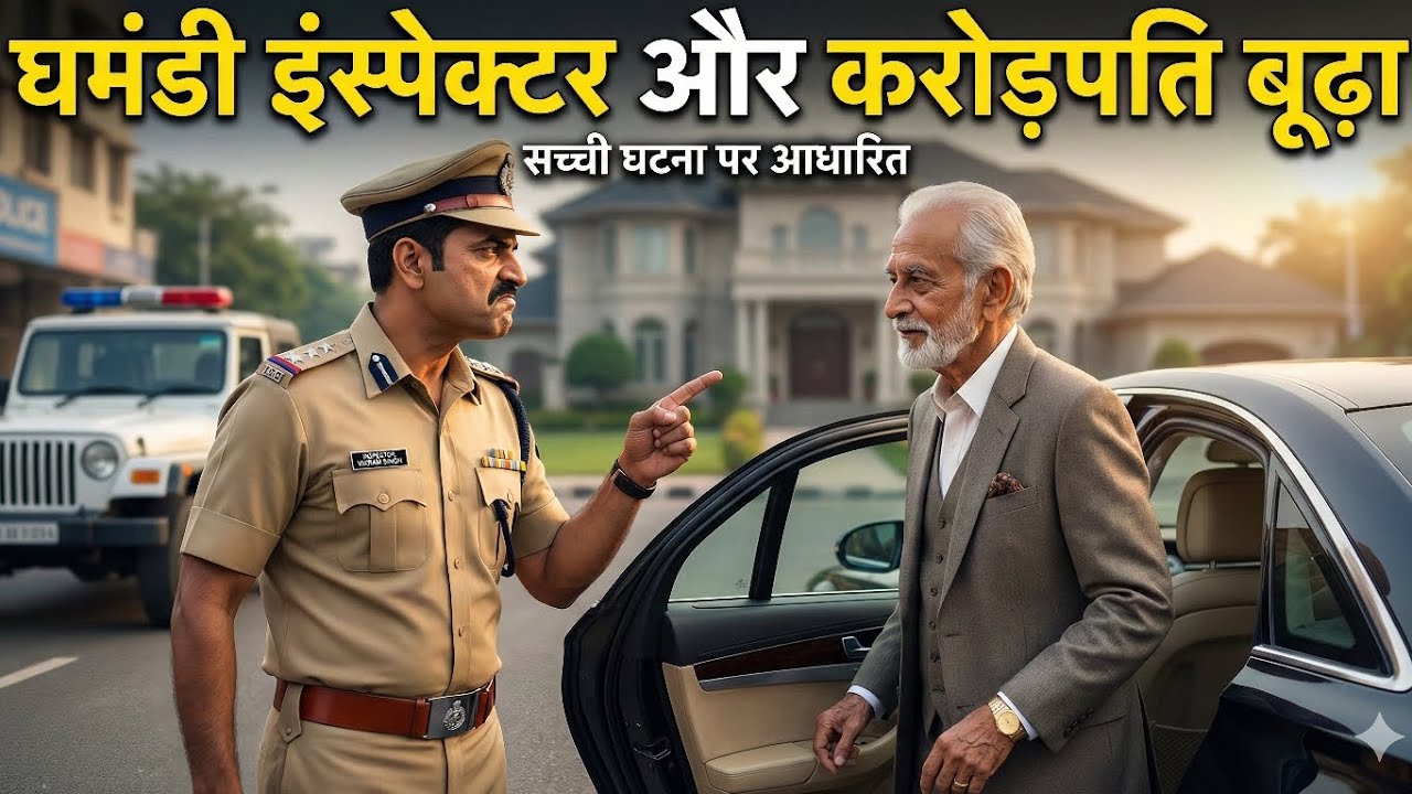 घमंडी इंस्पेक्टर और करोड़पति बूढ़ा (Emotional Story) @Khwaabology #viralstory