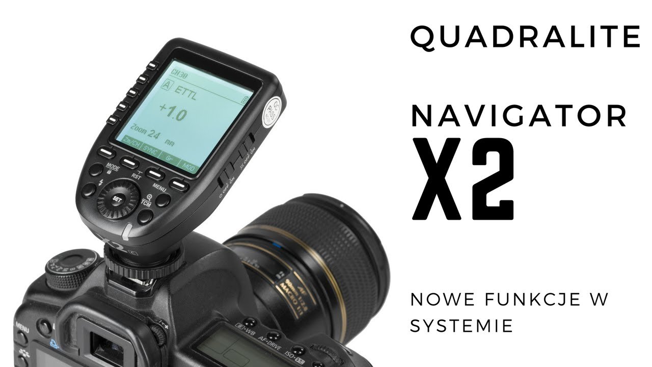 Quadralite Navigator X2 - nowe funkcje w systemie