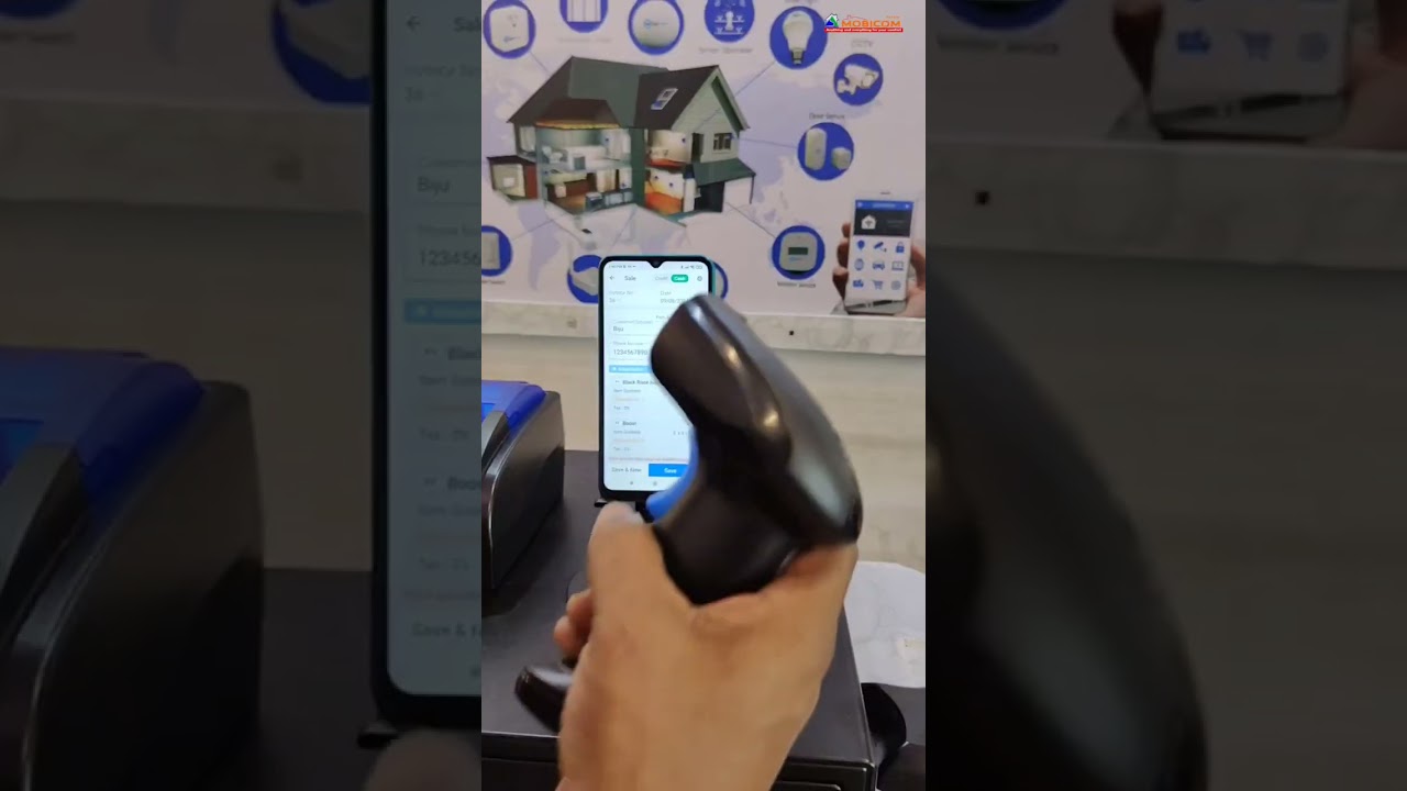 How to add Barcode On Vyapar | Mobile Pos | Wireless Barcode Scanner