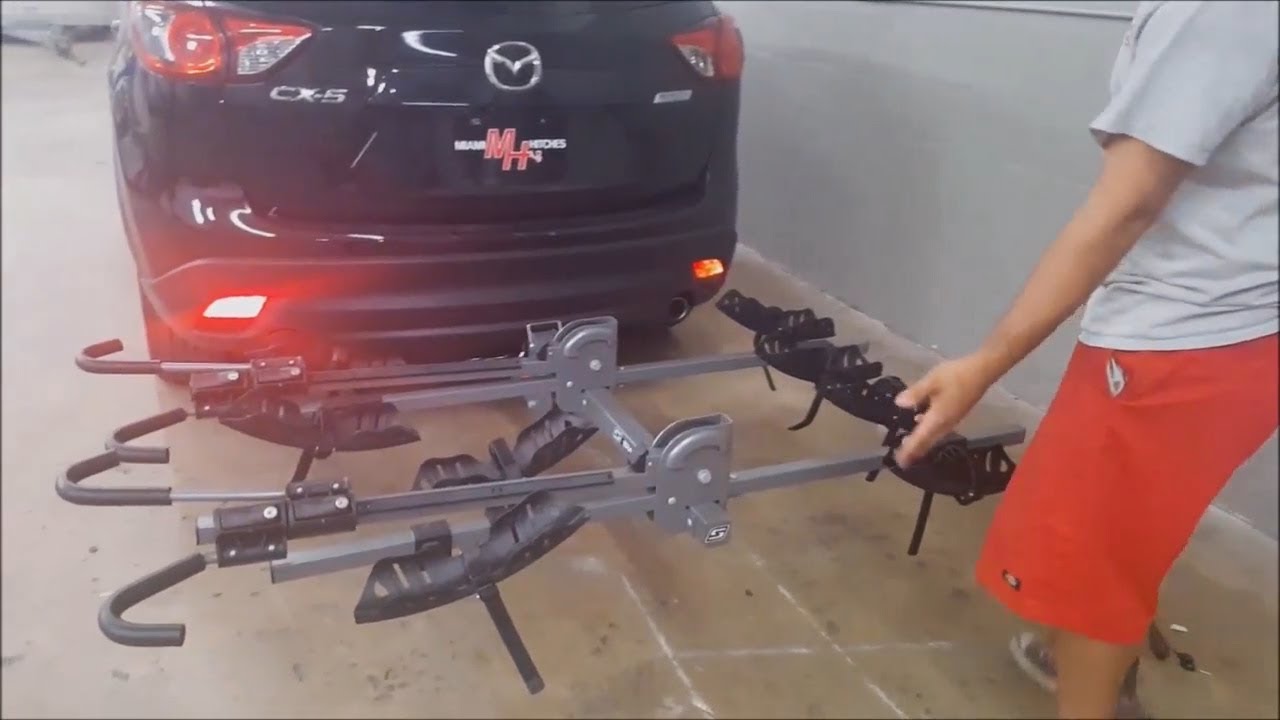Swagman Quad 2+2 Hitch Mount Bike Rack Set Up