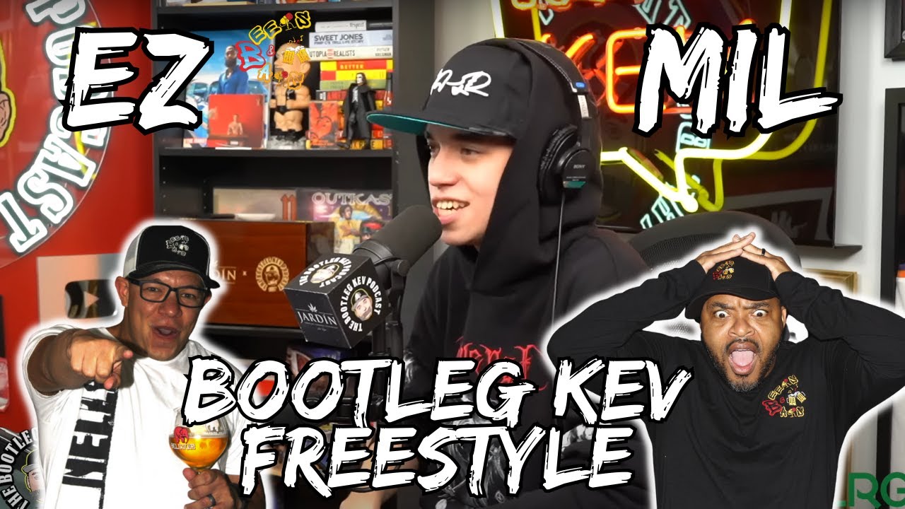 WHO IS EZ MIL DISSING?? | Americans React to EZ Mil Freestyle on The Bootleg Kev