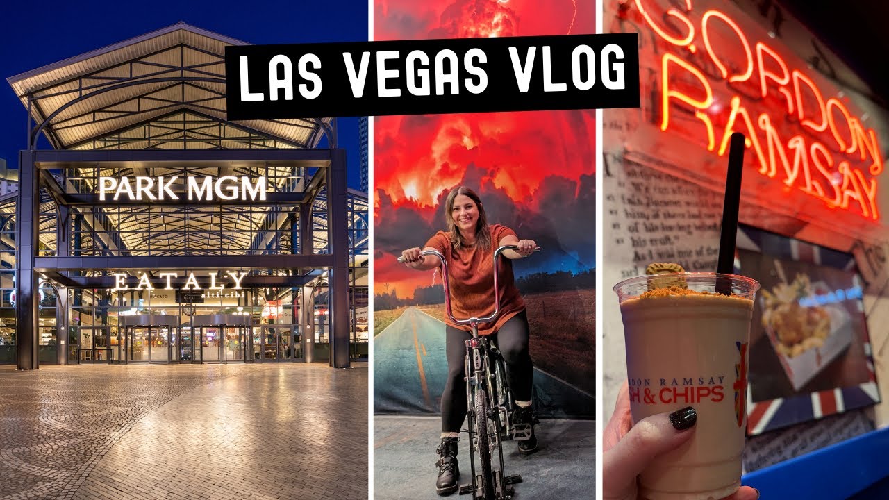 ✨ Las Vegas 2024: Park MGM Room Tour, Gordon Ramsey’s Fish & Chips, & Stranger Things Experience! ✨