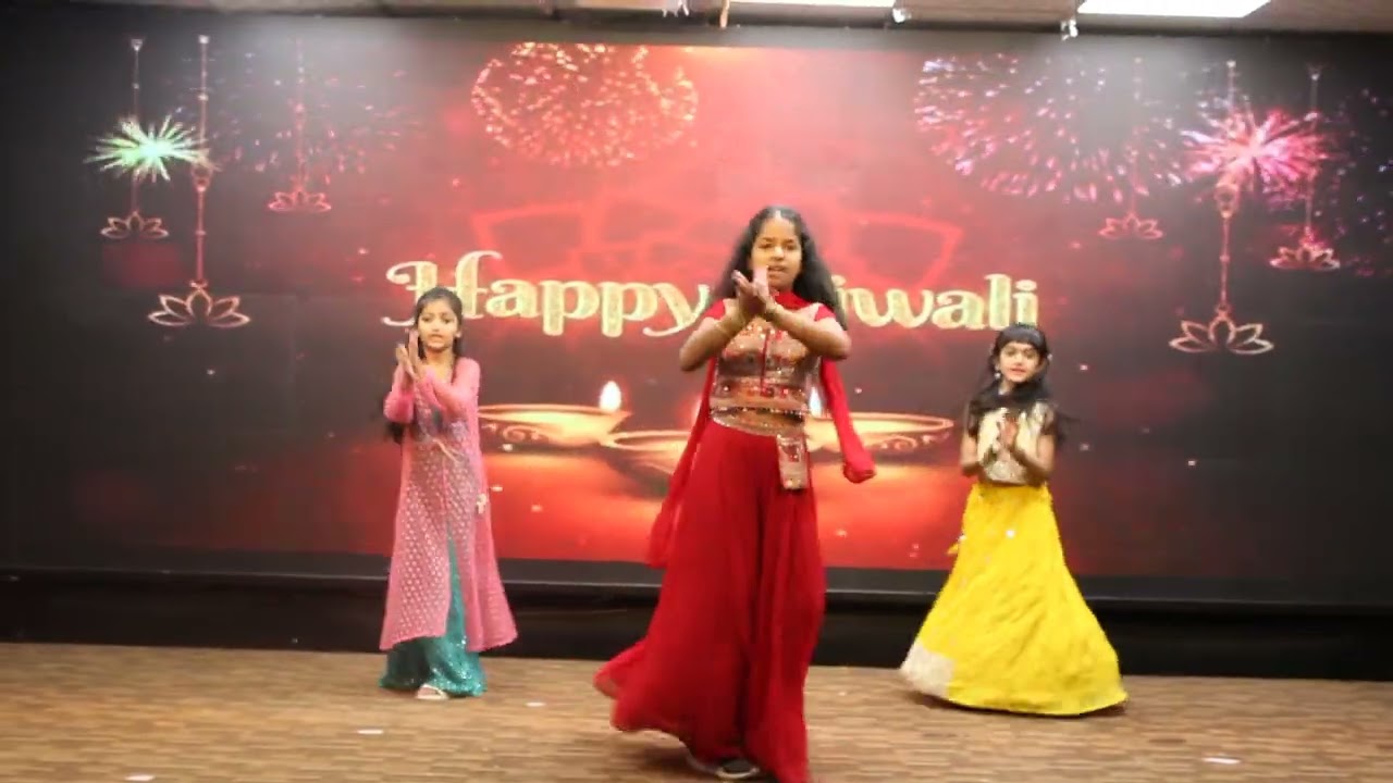 Cute Girls Group Dance! ✨ Diwali 2025 Celebration in Ras Al Khaimah (UAE)