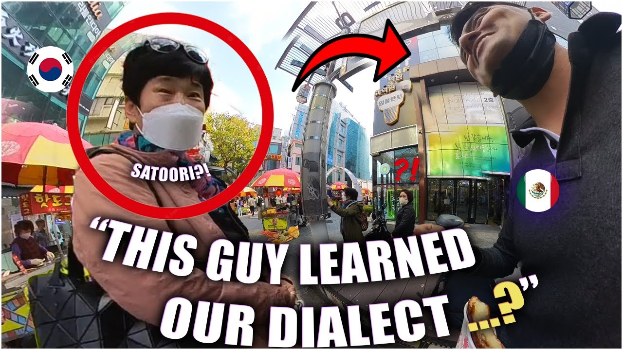 Mexican guy SHOCKS South Korean Busan locals by speaking Fluent Korean and their Dialect - SATOORI