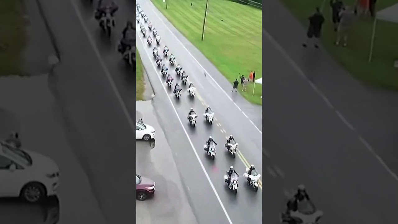Funeral procession for fallen Pennsylvania officer