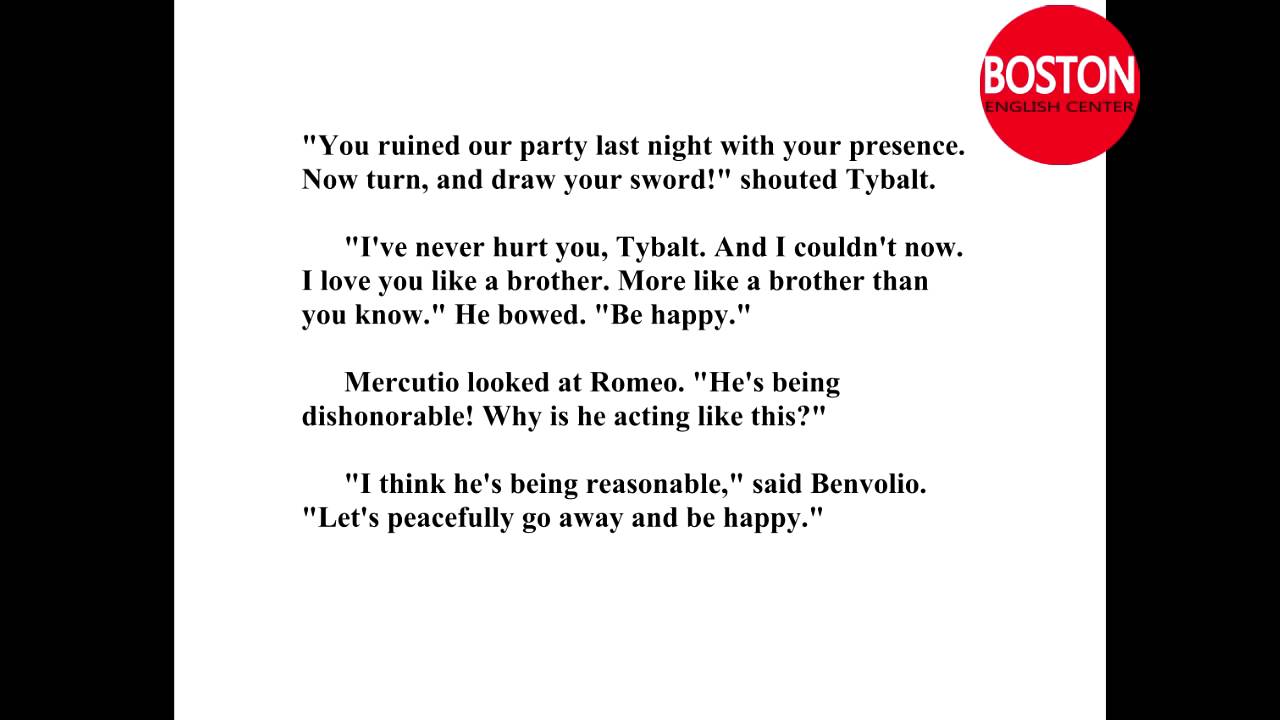 Learn English through stories Romeo and Juliet