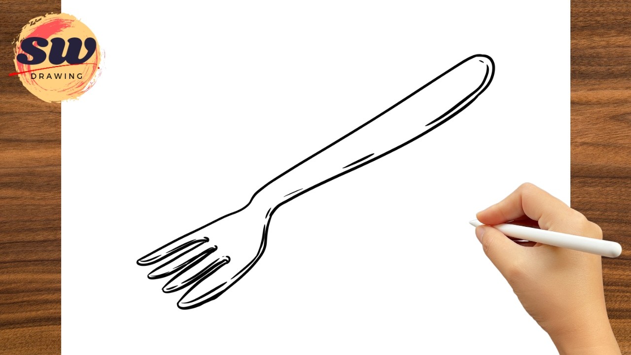 How to Draw Fork