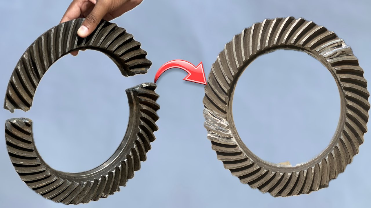 Broken Differential Gear|| Ring Repair by Technical Process||