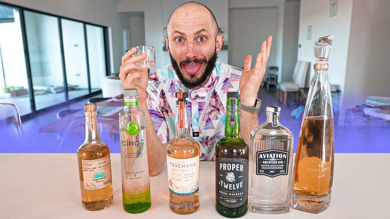Every CELEBRITY ALCOHOL RANKED From Worst To Best! | Noah Kagan