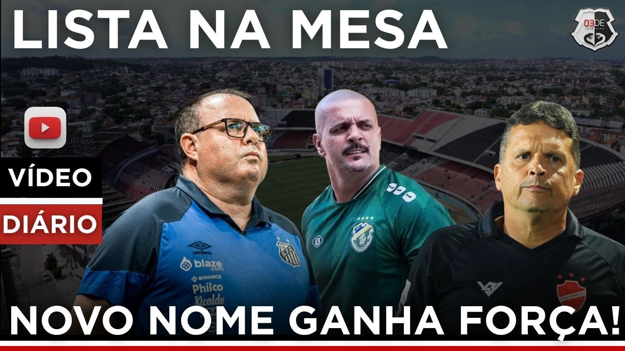 📢SANTA CRUZ JÁ TEM NOMES PARA ASSUMIR COMANDO TÉCNICO DO TIME!