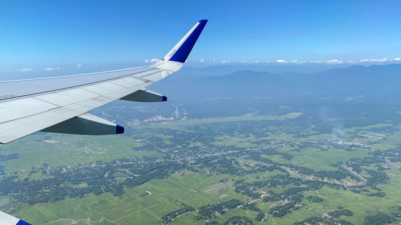 Silchar to Kolkata| Indigo | Flying With laddu gopal| Indian Domestic Flight flying over Bangladesh