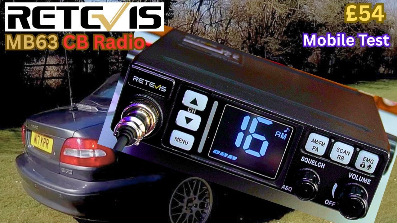 Retevis MB63.  Legal UK CB Radio Kit. Getting MOBILE contact.