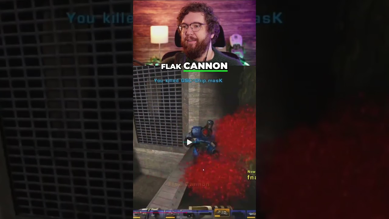 Insane reaction flak cannon one shot in the semi-finals wcg 2004 ut2k4