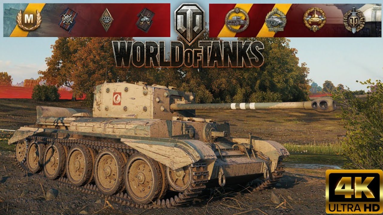Cromwell : 8 Kills , 3k Damage , Kolobanov Triumph on Redshire Map - World of Tanks!