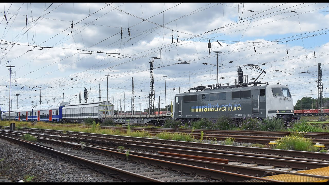 Bahnverkehr / Rail Traffic in Oberhausen West (Mathilde) 5/8/25