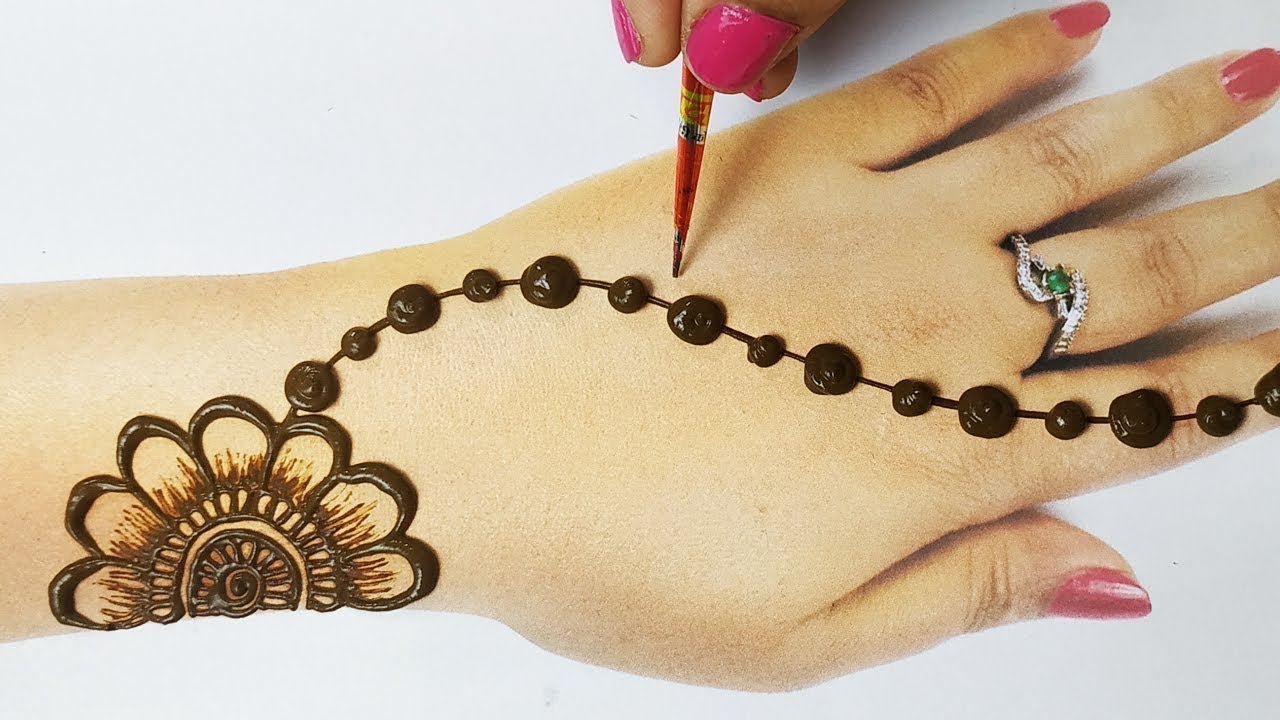 3 आसान गोल टिक्की मेहँदी लगाना सीखे - Eid Rakhi Special Mehndi Designs 2020 || Arabic Henna Mehndi