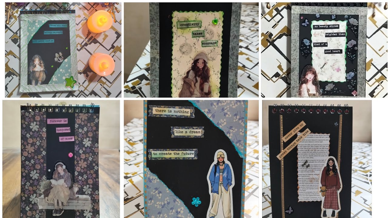 ASMR satisfying journal #asmr #scrapbooking #journaling #relaxation #satisfying #quotes #motivation