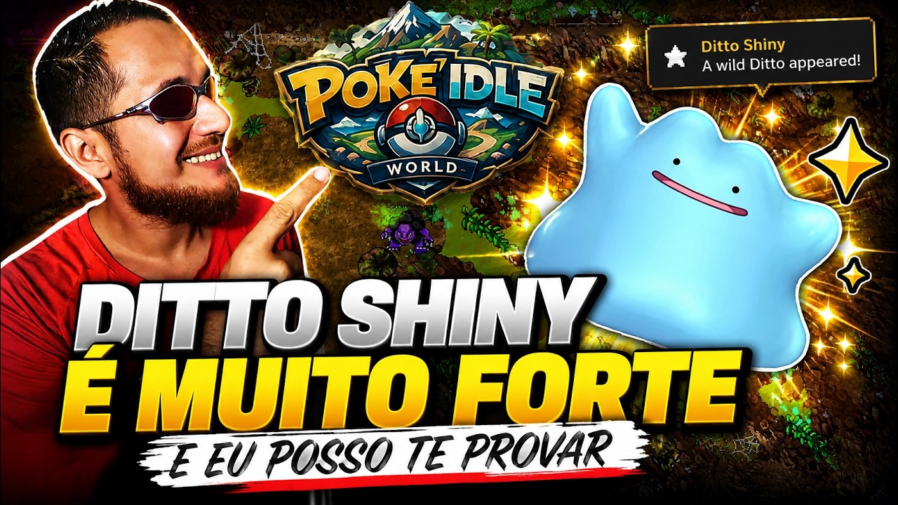 DITTO SHINY &Eacute; MUITO FORTE E EU POSSO TE PROVAR COMO A VERSATILIDADE &Eacute; ROUBADA - POKE IDLE WORLD RMT