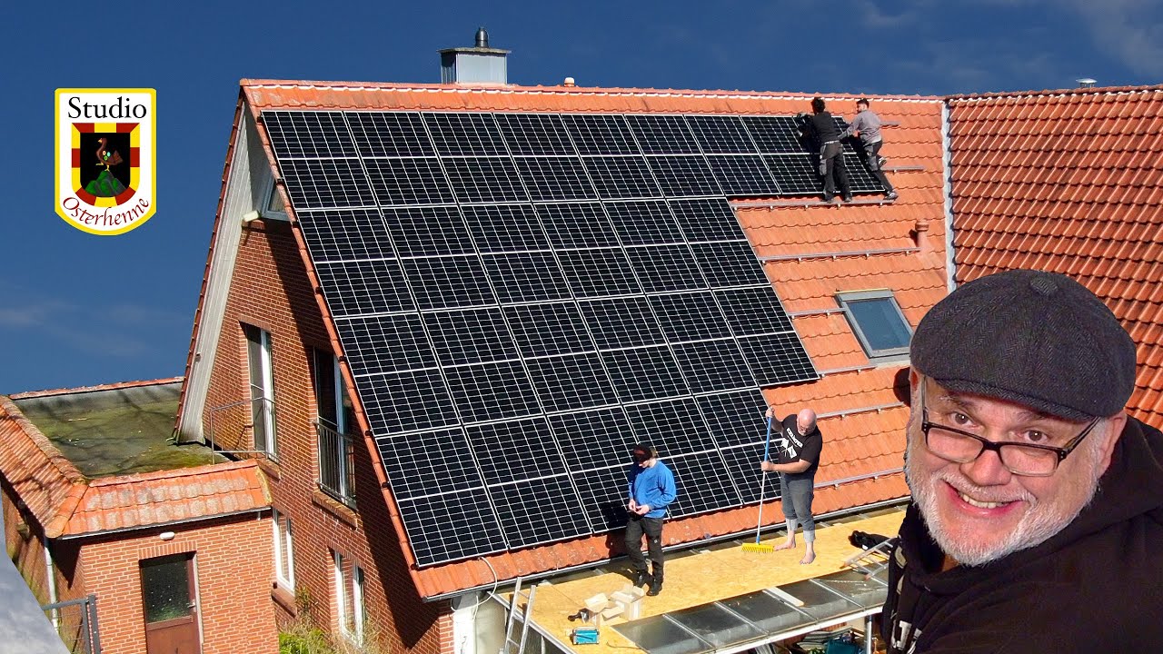 PV-Anlage Teil 3/4 die Montage DIY, Kabel verlegen, HAK Zählerschrank Deye usw.