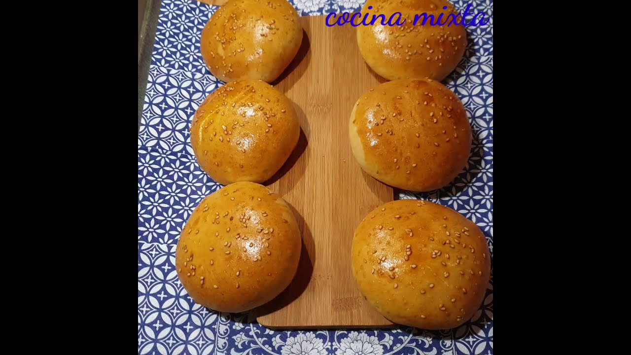 Como preparar pan para hamburguesa fácil  , hamburguesa casera , aquí abajo os dejo la receta👇👇👇