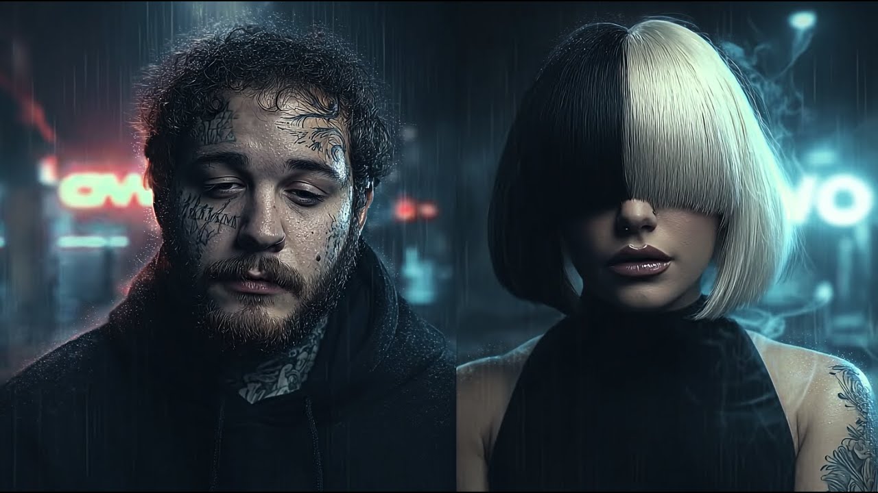 Post Malone, Billie Eilish, Sia, Halsey, Wiz Khalifa – Addicted to You (Lyrics Video) #PostMalone