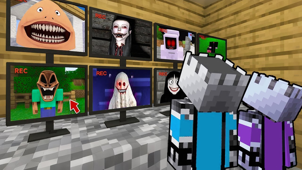 KITA PASANG CCTV UNTUK MEMANTAU HANTU DI SELURUH DESA MINECRAFT!!!