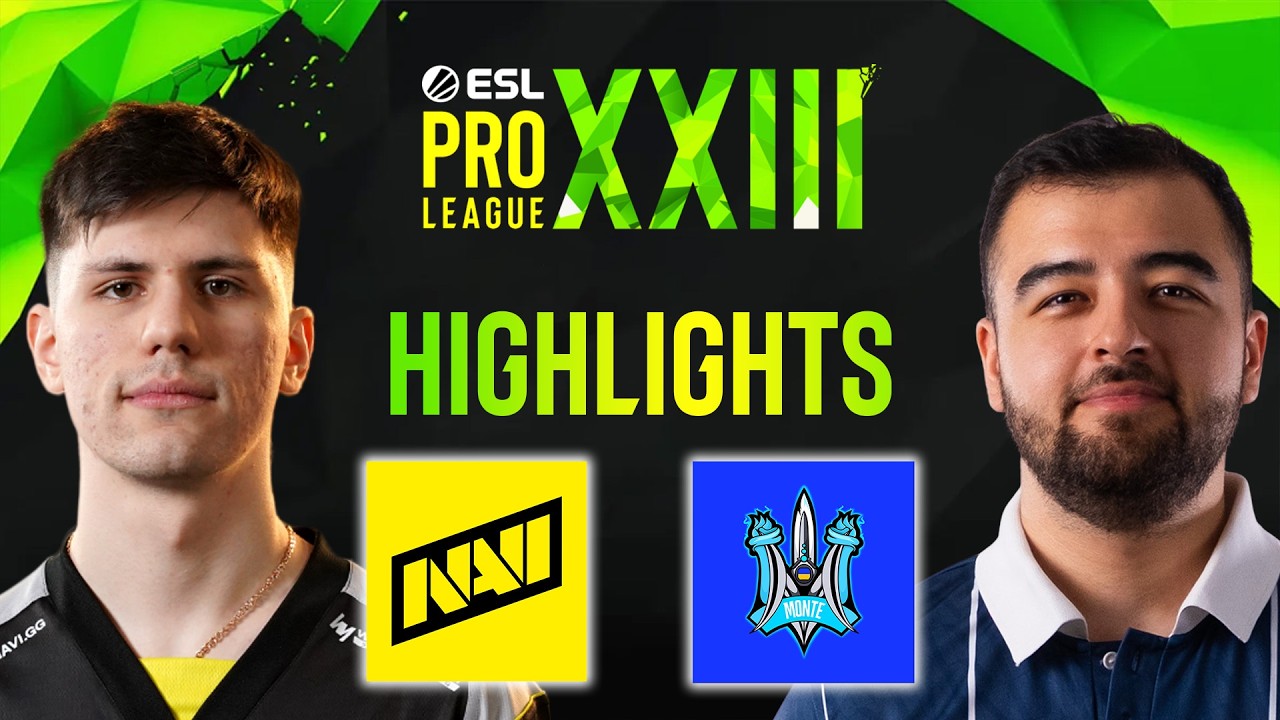 [Highlights] Navi vs Monte | ESL Pro League S23 | Group Stage