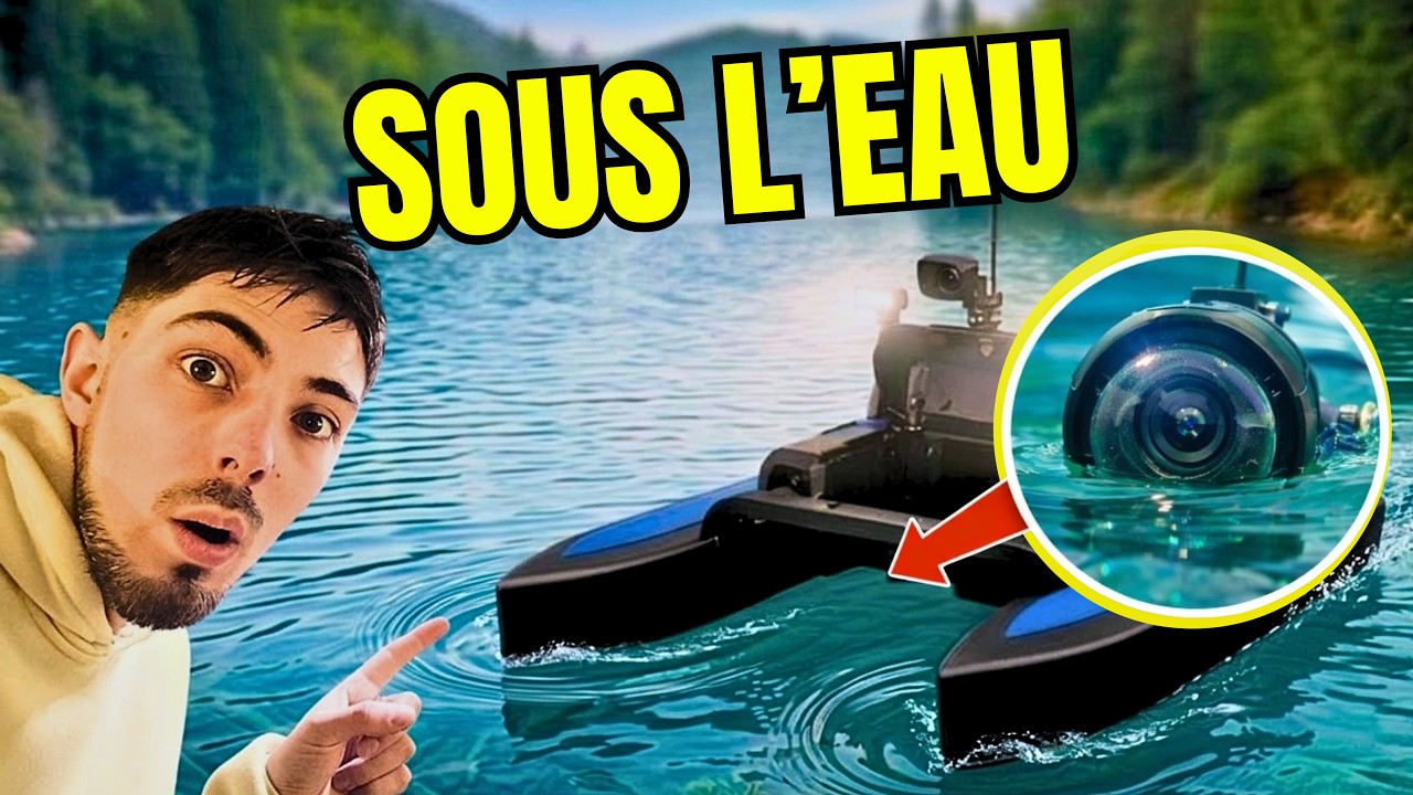 Je construis un bateau RC avec une cam&eacute;ra sous-marine