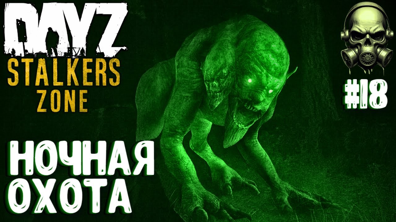 НОЧНАЯ ОХОТА! DAYZ PVEVP ПРОЕКТ STALKERS ZONE! #18
