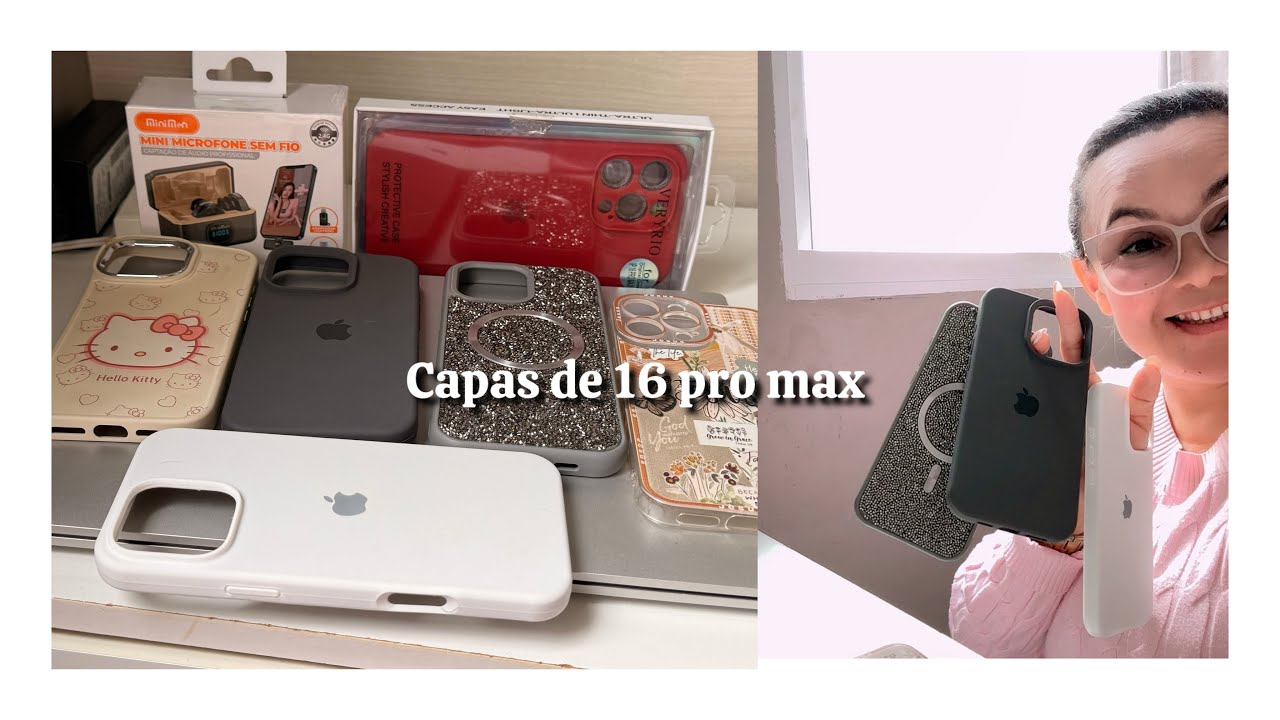 COMPRANDO CAPA CERTA,IPHONE 16,+ MICROFONE .