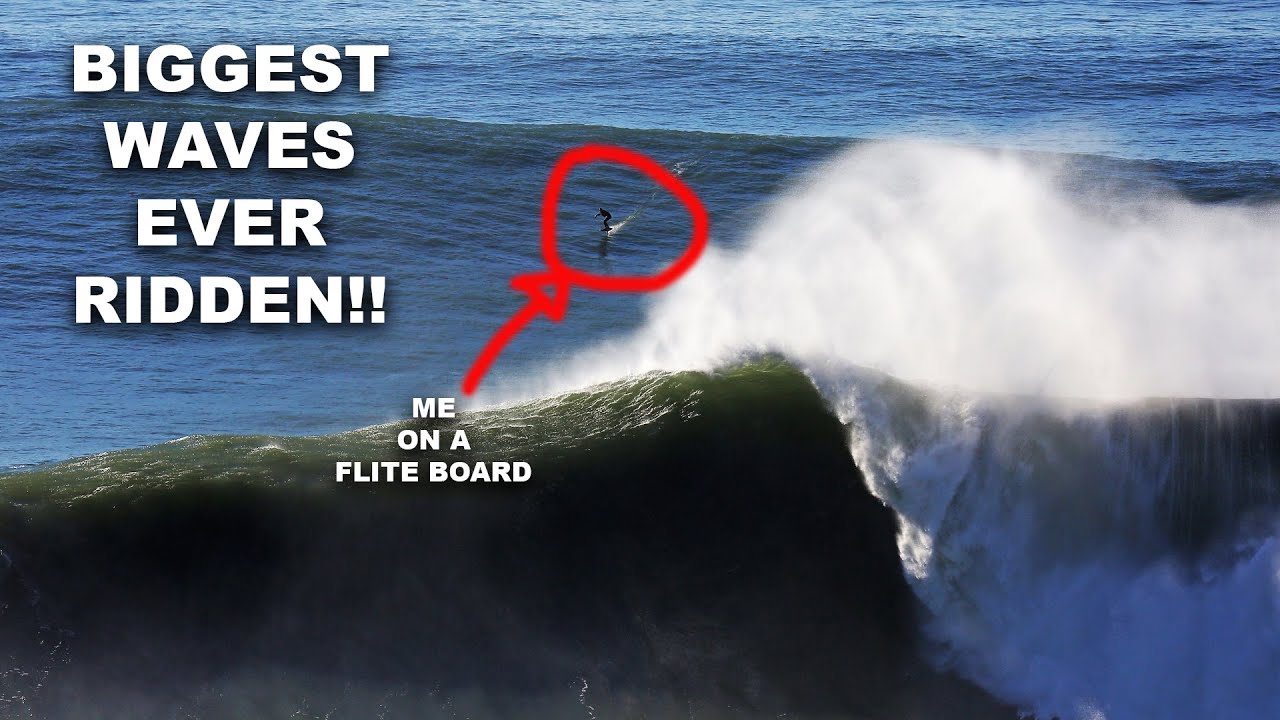 E-FOIL NAZARE - THE BIGGEST WAVES EVER RIDDEN ON A FLITEBOARD!
