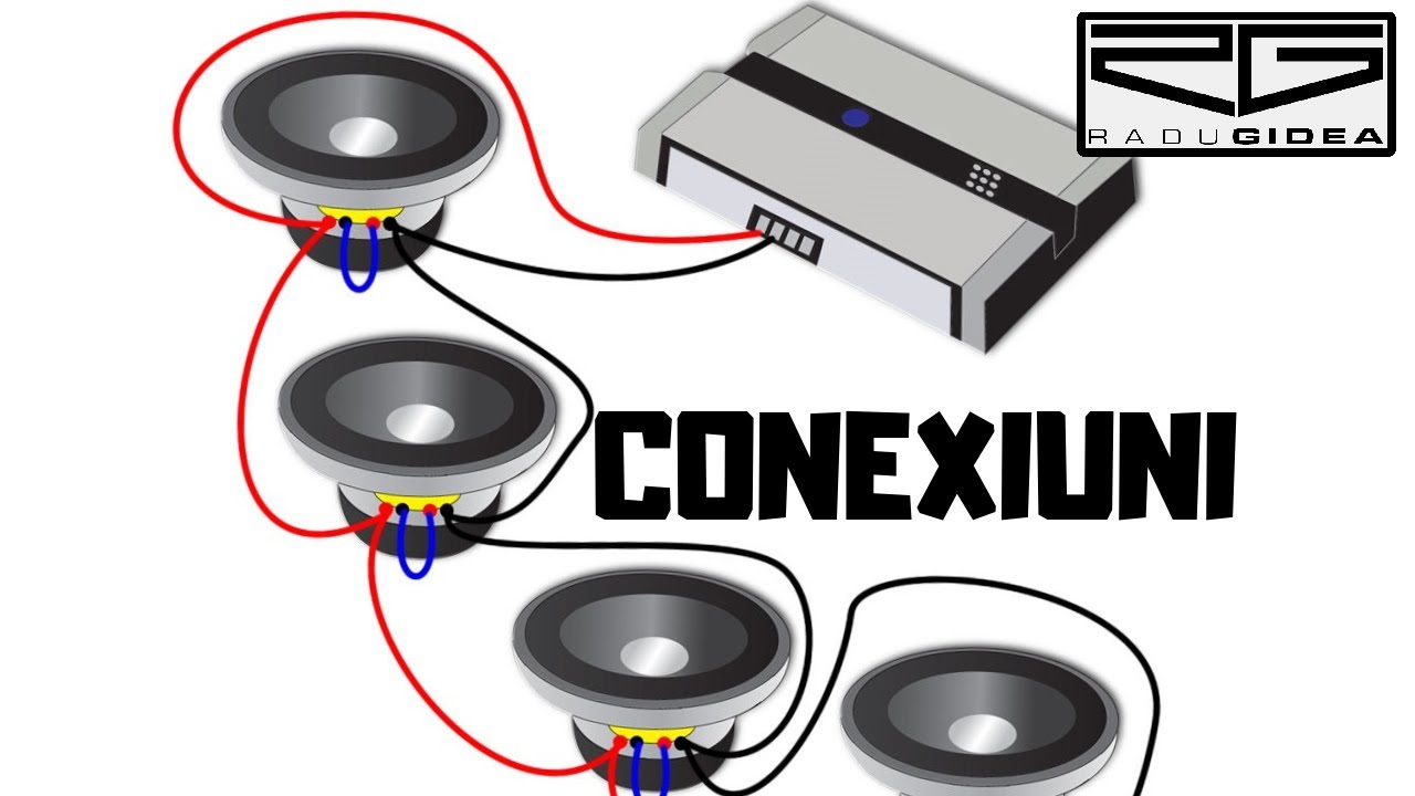 Cum legi difuzoarele la amplificator - Conexiuni serie si paralel - TUTORIAL