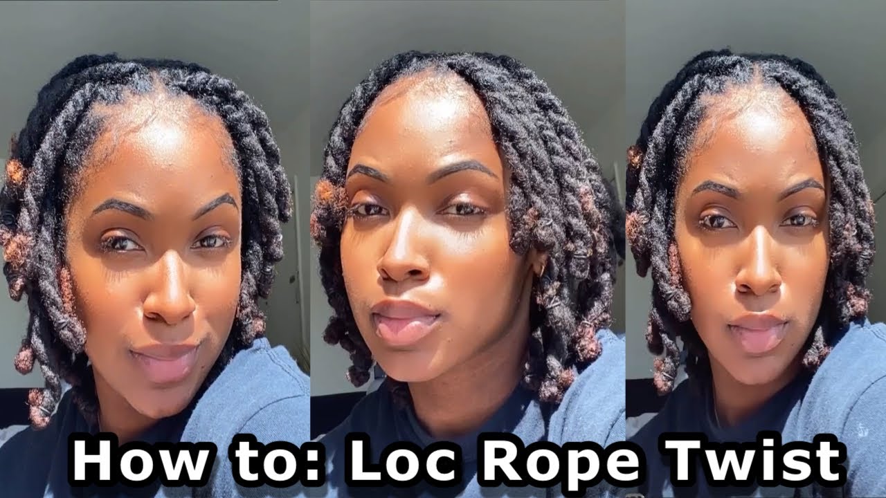 How to: Short loc two strand/ rope twist