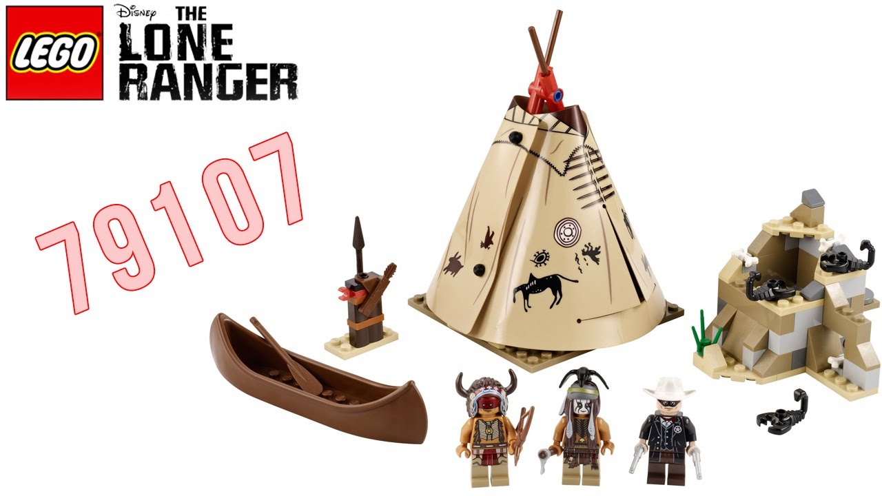 LEGO The Lone Range 79107 Comanche Camp Unboxing Speed Build Review