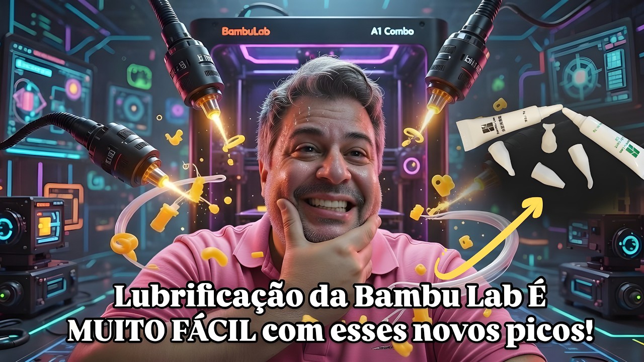 Lubrificação da Bambu Lab É MUITO FÁCIL com esses novos picos!