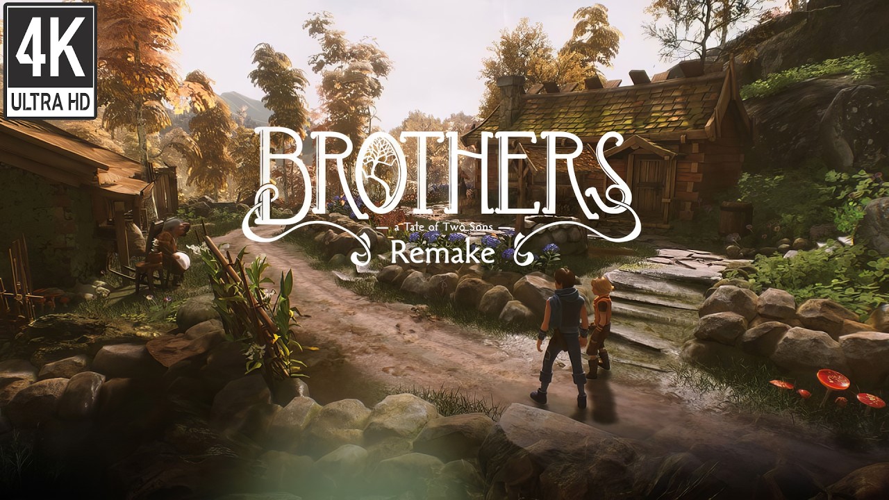 Brothers A Tale of Two Sons Remake: Full Game Walkthrough & Ending (No Damage, No Death & 4K/60fps)