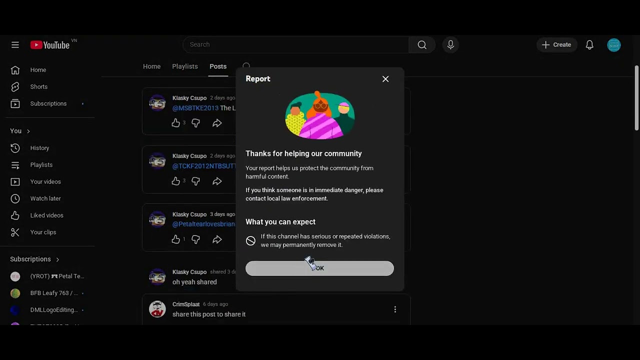 I REPORT @KlaskyCsupoHatesLogokids