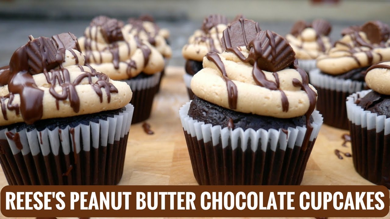 Ultimate Reese's Peanut Butter Chocolate Cupcakes Recipe - Yum It