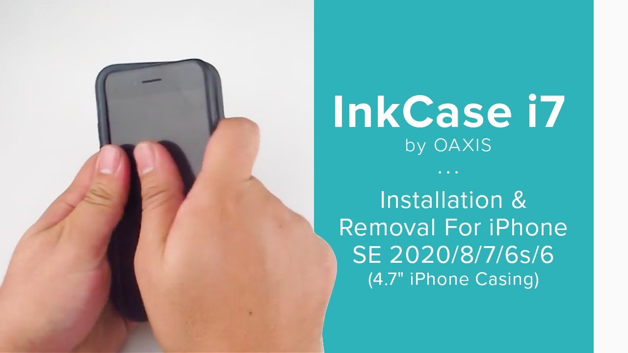 InkCase i7 Installation and Removal For iPhone SE 2020/8/7/6s/6 (4.7