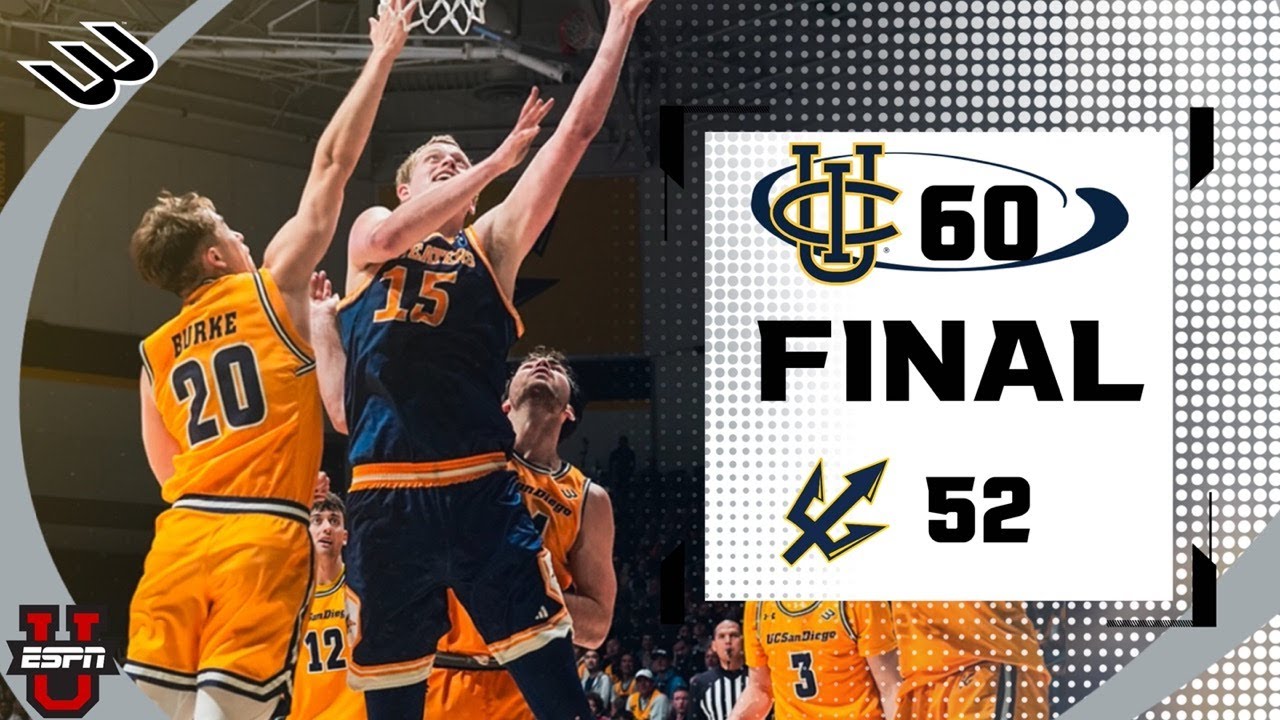 MBB Game Highlights: UC Irvine vs. UC San Diego Jan. 11, 2025