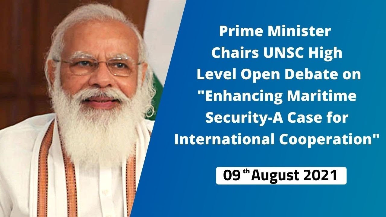 Prime Minister Chairs UNSC High Level Debate on Maritime Security
